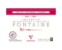 Fontaine bloc collé 4 côtés 10F 18x26cm 640g grain fin