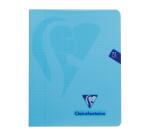 Cahier piqué Mimesys 16,5x21cm 72 pages petits carreaux + marge couverture polypropylène Couleur aléatoire - Assortis