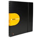 Porte cartes de visite Exacard à pochettes détachables 320 cartes Exactive® - 26,5x25cm - Noir