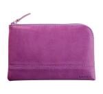 Rhodiarama pochette zippée en simili cuir - taille S (11x17 cm) - Violet
