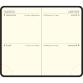 Recharge agenda de poche Mini 11 - 2 Jours 7,5 x 11,5 cm Janvier à Décembre 2026 - Tranche or