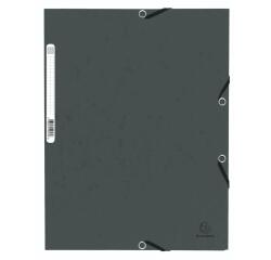 Chemise à élastiques 3 rabats carte lustrée 355g/m2 - Gris