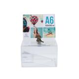 Urna A6 15X10,5X10 cm - Cristal