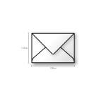 Paquet de 20 enveloppes Pollen 125x138mm 120g/m²