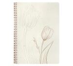 Tulip paper, Cahier reliure intégrale A4 21x29,7 cm, 148 pages, dots