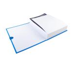 Exacompta Balacron Expanding Spine Folder, A4, Hook and Loop Strap