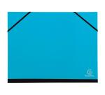 Carpetas de dibujo plastificada con cierre de gomas elástica - 26x33 cm para archivar A4 (24x32 cm) - Lomo de tela negro: 3 cm - IDERAMA® - Colores surtidos