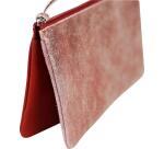 Ruby DAIM Pochette 2 compartiments 22x11 cm Rouge brillant