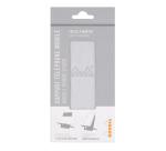 Rhodiarama support pour téléphone mobile simili cuir italien 13x8x8,5 cm - Argent