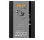 Rhodia Touch - GREY Maya Pad - bloc agrafé A5 50f uni papier Maya GRIS 120g - Noir