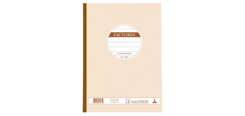 Le Dauphin Invoice Book 50 Duplicates 297x210 - Oat