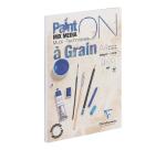Paint'ON à grain bloc collé 20F A4 250g