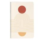 Terracotta, Carnet cousu fil 7,5x12 cm, 48 pages, uni, ass.
