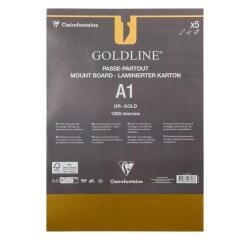 Goldline contrecollé pour passe-partout paquet 5F A1 1,25mm - Or