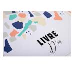 Livre d'or 100 pages tranche blanche - Format 27x22cm - TERRAZZO - Visuel