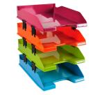 Set de 4 corbeilles-à-courrier Combo Midi Iderama - Couleurs assorties
