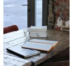 Webnotebook A4 192 pages ligné papier ivoire 90g fermeture élastique - Noir