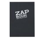 Zap Book carnet collé 160F A6 80g - Noir