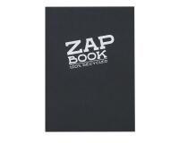 Zap Book carnet collé 160F A6 80g - Noir