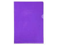 Estuche Exacompta cartón de 100 fundas uñeros PVC liso alta resistencia 13x100º - A4
