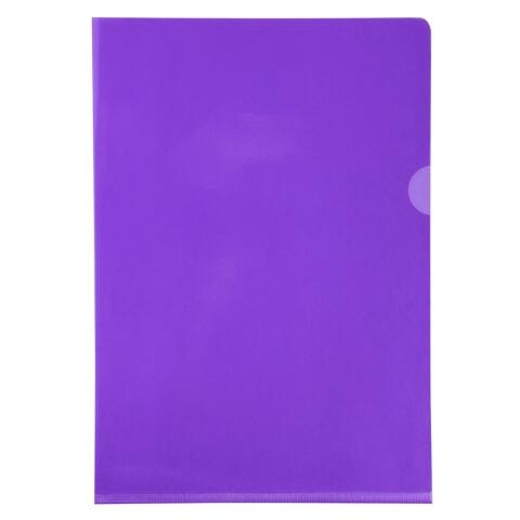 Estuche Exacompta cartón de 100 fundas uñeros PVC liso alta resistencia 13x100º - A4