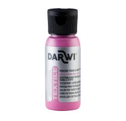 DARWI Flacon de 50 ml de Peinture Textile Opaque - Rose