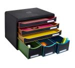 Module de classement Storebox 6 tiroirs Black Office