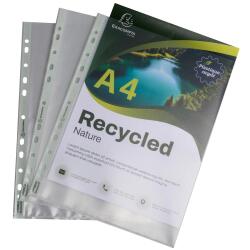 Exacompta Forever Recycled PP Punched Pockets A4 Pack of 25 - Translucent