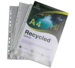 Sachet de 25 pochettes perforées PP recyclé Forever 12/100e - A4 - Translucide