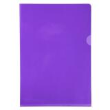 Sachet de 10 pochettes coin PVC lisse haute résistance 13/100e - A4