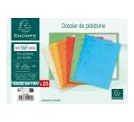 Paquet de 25 dossiers de plaidoirie Pour/Contre carte lustrée 25x32cm