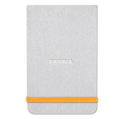 Rhodia Hardcover Webnotepad - A5 ? Lined - Silver
