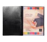 Vega Showalbum met vaste rug PVC - 10 tassen - 20 zichten -A4 - Zwart
