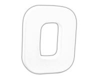 Petite lettre O 12cm - Blanc