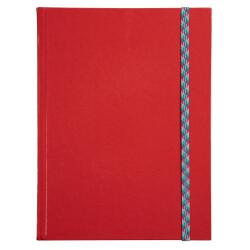 Iderama notebook 220x170, 192 lined pages - red