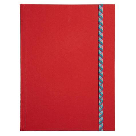 Schrift Iderama 220 x 170 mm 192 pagina's gelijnd - rood