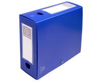 Archivbox mit Druckknopf, PP 700µ, Rückenbreite 100mm, 25x33cm für DIN A4, Opak