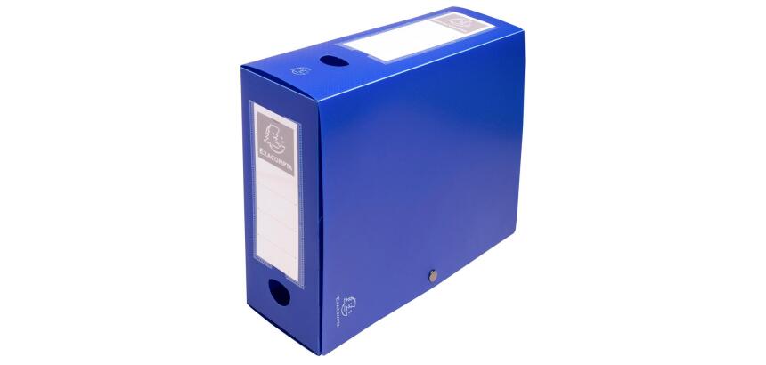 Cartella portaprogetti con bottone dorso 100mm polipropilene Opak - A4