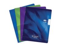 Cahier piqué 8000 CARTE 17x22 cm 48 pages grands carreaux 90 g - Assortis