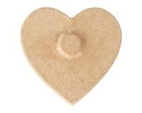 Pack de 12 coeurs aimantés 3x12x20cm - Kraft