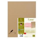 Parapheur dos a soufflets Forever - 20 compartiments - Kraft brun