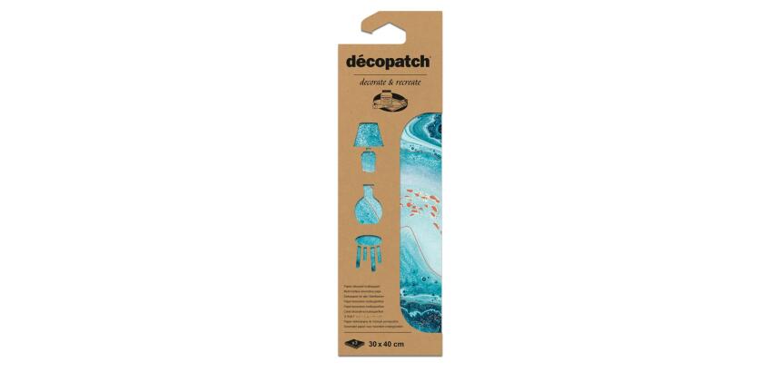 Pochette 3 Feuilles Foil Ref 923 - Bleu