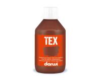 DARWI Flacon de 250 ml de Peinture Textile Opaque - Marron foncé