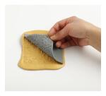 Cernit plaque de texture Mandala - Gris