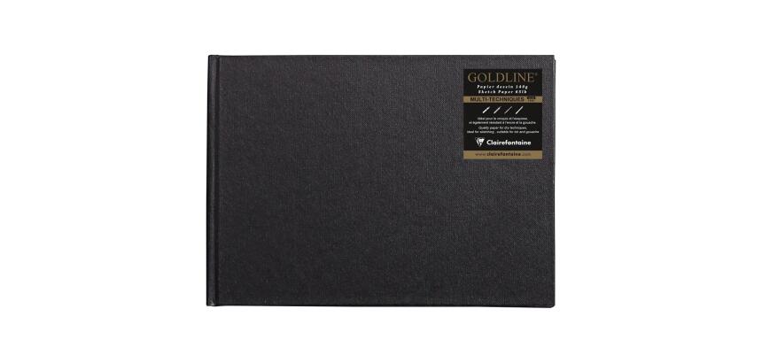 Goldline carnet cousu collé 64F A5 140g I - Blanc