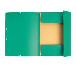Sammelmappe mit Gummizug und 3 Klappen, Colorspan-Karton 355g, A4