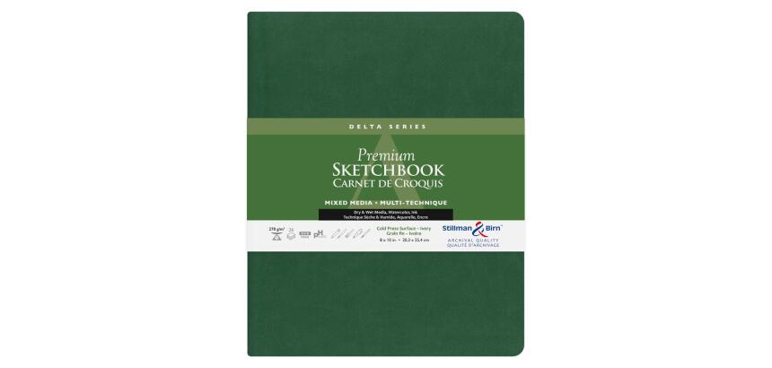 Delta Series carnet souple 26F 20,3x25,3cm 270g - Ivoire