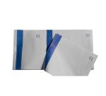 Verkaufsblock mit farbigen Streifen, 100 Blatt doppelt nummeriert, 6 ,6x13,5 cm - Farben sortiert