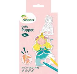 Graffy Puppet, Prince et Princesse - Bleu