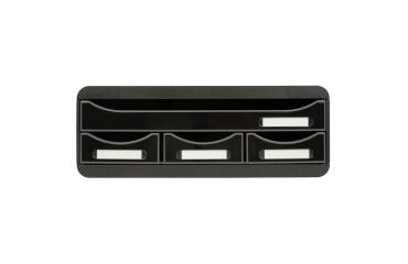 TOOLBOX MINI 4 drawer black/glossy white